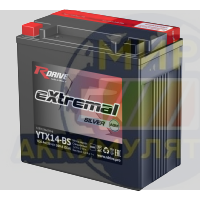 R-DRIVE EXTREMAL SILVER YTX14-BS 12,6Ач 200А