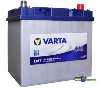 AКБ VARTA BLUE DYNAMIC ASIA D47 60Ач оп 540А D23L (230*175*225)