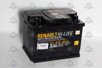 AКБ RENAULT Hi Life OEM 60Ач оп 600А L2 (242*175*190)
