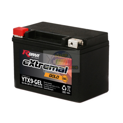 R-DRIVE GOLD YTX9-GEL 8,4Ач 120А