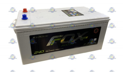 FOXACCUM EFB 240Ач оп 1500А D6