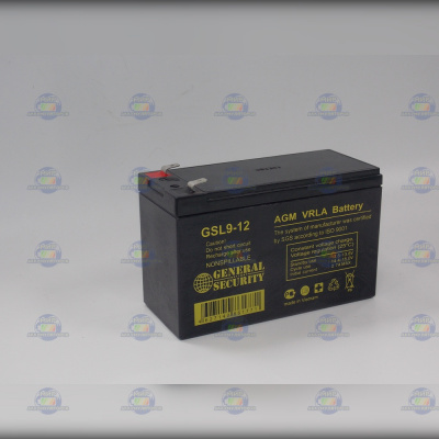 AКБ тяговый GENERAL SECURITY GSL 9-12 9Ач 2,5кг (151*65*100) 12V