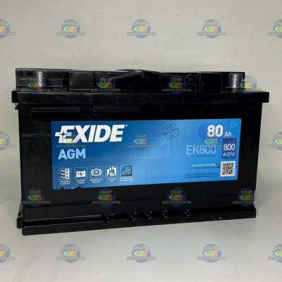 AКБ EXIDE AGM 80Ач оп 800А L4 (315*175*190)