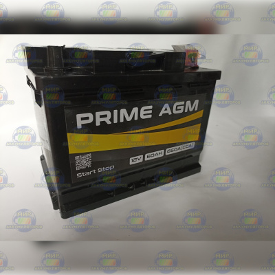 PRIME AGM 60Ач оп 660А L2