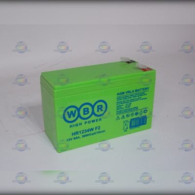 Аккумулятор для ИБП (UPS) WBR HR 1234W F2 (12В 9Ач) 2,7 кг (151*65*100) AGM