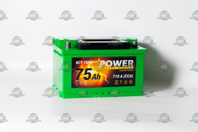 AКБ POWER NR 75Ач оп 710А LB3 (278*175*175) низкий формат